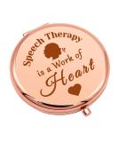 Speech Therapist Appreciation Gifts Compact Makeup Mirror Speech Language Pathologist Gifts for Women Thank You Gift Folding Makeup Mirror Retirement Gift for SLP Christmas Birthday Gifts - Buy Online on GoSupps.com