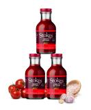 Stokes Real Tomato Ketchup 3PK Rich & Vibrant Tomato Sauce Perfect Red Sauce For Full English Breakfast Award Winning Ketchup Thick & Juicy Tomato Sauce Ketchup With Juicy Mediterranean Tomatoes Real Tomato Ketchup 3 x 300g - Buy Online on GoSupps.com
