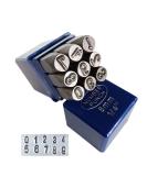 YKLP 1/4 Metal Number Stamps Set  6mm Steel Number Punch DIY Tool for Leather  Brass  Aluminum  Mild Steel 9Pcs(0-9) - Buy Online on GoSupps.com
