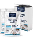 Pedicure Grade Foot Masks That Remove Dead Skin | Smooth and Soften Foot Peel mask for Dry Cracked feet Premium | Callus Removal | Imperial Feet - Buy Online on GoSupps.com