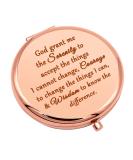 Serenity Prayer Compact Mirror - Inspirational Christian Gift for Women - Buy Online on GoSupps.com