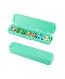 Weekly Pill Organizer 2x Daily - 7 Day AM PM Medicine Case with 14 Compartments for Medications & Supplements (Green) | International Shipping - Buy Online on GoSupps.com
