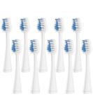 Replacement Toothbrush Heads for Waterpik & AquaSonic Duo | 10 Count | Best Electric Toothbrush Accessories - Buy Online on GoSupps.com