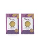 Saavy Naturals Lavender Chamomile All-Natural Soap Bar 5oz (Pack of 2) - Buy Online on GoSupps.com