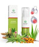 Green Idea Hemp Cream for Aching Joints - Natural Vegan Pain Gel with Sea Buckthorn Peat Extracts & Menthol - 200ml - Buy Online on GoSupps.com