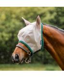 Shop Horseware Amigo Fly Mask for Thoroughbred - Oatmeal/Green | Best International Shipping - Buy Online on GoSupps.com