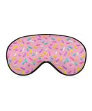 Pink Decorative Sprinkles Sleeping Mask | Soft Adjustable Eye Mask for Ultimate Comfort | Light Blocking Eye Cover for All | Perfect for Travel - Buy Online on GoSupps.com