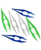 3-Color Plastic Fuse Beads Tweezers Set for Kids - DIY Creative Craft Game Tool (6 Tweezers in White, Green, and Blue) - Buy Online on GoSupps.com