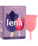 Lena Cup Reusable Menstrual Cup - Small Pink (Experienced Users) | Tampon & Pad Alternative - Buy Online on GoSupps.com