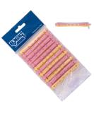 Poniks Constant Waves Wickler - 8mm Curly Winder for Permanent Waves - 12 Cold Well Winders with Tour Rubber Bags - Pink & Yellow - Buy Online on GoSupps.com