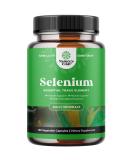 Selenium 200mcg Thyroid Support & Immune Booster for Adults - Antioxidant Supplement for Brain Health & Memory Support - Buy Online on GoSupps.com