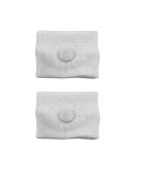 Motion Sickness Wristbands - Natural Nausea Relief for Kids & Adults | Anti-Nausea Bands for Car, Sea, Travel, Pregnancy | White (2 Pack) - Buy Online on GoSupps.com