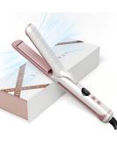Professional 2-in-1 Curling Iron & Hair Straightener - Airflow Styler with 360 Cool Vents 5 Adjustable Temps Dual Voltage 15s Heat-Up for Salon Quality Curls & Waves - Buy Online on GoSupps.com