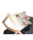 FA Edmunds Adjustable Hands Free Stitch and Scroll Lap/Table Frame - 9 x 18 Cream - Buy Online on GoSupps.com