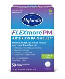 Hyland's FLEXmore PM - Arthritis Pain Relief Tablets for Back, Neck, Joint & Muscle Pain - 50 Quick-Dissolving Tablets - Buy Online on GoSupps.com