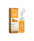 Organic Turmeric Facial Cleanser | Best Foaming Face Wash for All Skin Types - Gentle & Effective - Buy Online on GoSupps.com