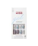 KISS Glam Fantasy Collection Special FX Gel Nails - Wake Up Call | 28 False Nails, Nail Glue, File, Manicure Stick - Buy Online on GoSupps.com