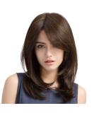 Buy Haircube Dark Brown Wigs for Women - Natural Side Part Ombre Shoulder-Length Smooth Hair Wig 50.8 cm - Shop Now! - Buy Online on GoSupps.com