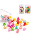 80-Piece Baby Mini Hair Clips - Colorful Plastic Octopus & Spider Jaw Clips for Girls - Perfect Cling Hair Accessories for Children - Buy Online on GoSupps.com