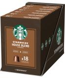 STARBUCKS House Blend by Nespresso Medium Roast Coffee Capsules 7 x 18 (126 Pods) - Buy Online on GoSupps.com