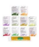 Tazo Tea Bags Sampler Gift Box - 20 Count Variety Pack of 10 Flavors with Honey Sticks by By The Cup - Buy Online on GoSupps.com