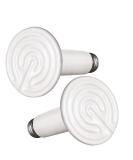 BOEESPAT Ceramic Heat Emitter Bulb 2 Pack - 60W100W150W for Reptiles & Pets - No Light, Safe Heat for Amphibians, Snakes, Birds & Poultry - Buy Online on GoSupps.com