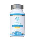 Advanced Bio Cultures Complex Probiotics & Prebiotics - 45 Billion CFU, 30 Strains with Livaux PreBiotic - 60 Capsules, 2 Month Supply - UK Made - Buy Online on GoSupps.com