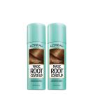 L'Oreal Paris Hair Color Root Cover Up Temporary Gray Concealer Spray Light Golden Brown (Pack of 2) (Packaging May Vary) 2 Count (Pack of 1) Light Golden Brown - Buy Online on GoSupps.com