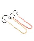 Buy White & Pink 2-Piece Ladies Hair Bands | Golden South Braided Velvet Headbands | Vintage Wedding & Boho Style Headwear - Buy Online on GoSupps.com