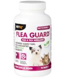 VetIQ Flea Guard 90 Tablets Flea Treatment for Dogs & Cats Keeps Fleas Ticks & Mosquitoes Away Natural Flea Treatment With B Vitamins & Garlic Dog & Cat Flea Treatment For Healthy Skin & Coat - Buy Online on GoSupps.com