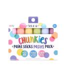 Chunkies Paint Sticks Pastel - 6 Piece Set | Non-toxic Colors for Kids & Adults - Buy Online on GoSupps.com