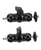 CAMVATE Universal Magic Arm 1/4 -20 Thread (Black 2 Pieces) - 2080 | Multi-functional Mounting Solution - Buy Online on GoSupps.com