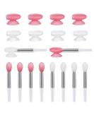 Silicone Lip Brush Cover 10pcs Bulk Set - Reusable Lip Applicator with Covers for Lipstick Makeup - Ideal for Lipsticks and Makeup Application - Buy Online on GoSupps.com