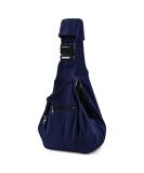 Breathable Dog Carrier Bag | Comfortable Pet Carrier for Small Dogs & Cats | Safer Transport with Adjustable Straps | Blue - Buy Online on GoSupps.com