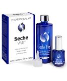Seche Vive Professional Kit, Instant Gel Effect Top Coat for Nail Polish, 4 oz & 0.5 oz Refill 2 Piece Assortment - Buy Online on GoSupps.com