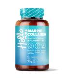 Marine Collagen Capsules 1855mg - Enriched with Hyaluronic Acid & Vitamins C & E - 120 Capsules - Promotes Healthy Skin, Immune System & Joints - Buy Online on GoSupps.com