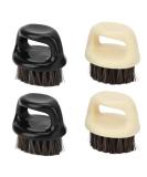 4-Piece Ankle Beard & Mustache Styling Set | Soft Bristle Finger Brush for Men | Perfect Hairdresser Tools - Buy Online on GoSupps.com