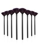 8 Pieces Soft Facial Fan Brushes - Multi-Use Makeup Tools for Blush Foundation Face Masks & Glycolic Peel - Ideal for Estheticians - Buy Online on GoSupps.com