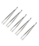 Tweezers Pro Stainless Steel Eyebrow Tool Set - 5Pcs Precision Hair Removal Kit for Home Beauty - 5 Count - Buy Online on GoSupps.com