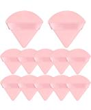 KINGMAS 12-Piece Triangle Powder Puff Set - Super Soft Dual-Use Makeup Sponges in Pink - Buy Online on GoSupps.com