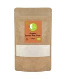 Organic Brown Rice Flour - Certified Organic - by Busy Beans Organic (500g) - Buy Online on GoSupps.com