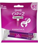 Buy Wilkinson Sword Extra 2 Beauty Disposable Razors - 5 Pack | International Shipping Available - Buy Online on GoSupps.com