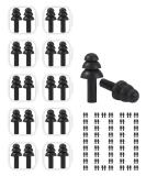 100 Pairs Waterproof Silicone Ear Plugs in Carry Case - NRR 26dB Noise Reduction for Swimming, Snoring, Sleeping - Individually Wrapped - Ideal for Shooting, Travel (Black) - Buy Online on GoSupps.com