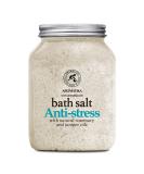 Bathing salt anti -stress 1300g - sea salt with natural essential rosemary oil and juniper oil - best for good sleep - bathing - body care - wellness - relaxation - bathing additive rosemary oil - Buy Online on GoSupps.com