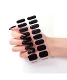 16 PCs Purple Gel Nail Polish Stickers - Full Wraps Nail Strips for Women & Girls | Cured Gel Nail Decoration (BSG-0365) - Buy Online on GoSupps.com