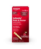 Amazon Basic Care Infants' Pain & Fever Acetaminophen 160mg per 5mL Suspension Liquid - Dye-Free Cherry Flavor - 2 fl oz - Buy Online on GoSupps.com