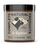 L-Lysine Powder for Pets - 4oz | Pure L-Lysine by Complete Natural Products | Boost Immune Health - Buy Online on GoSupps.com