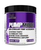 EVL PumpMode Nitric Oxide Supplement - Furious Grape Pre Workout Powder for Muscle Recovery and Endurance - Buy Online on GoSupps.com