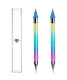 YINGJEE 2PCS Rhinestone Picker Pen Dual-ended Nail Art Dotting Pen Wax Pencil For Rhinestones Acrylic Handle Manicure DIY Diamond Painting Tools(Gradient) 02 - Buy Online on GoSupps.com