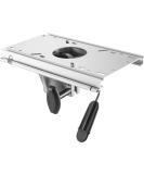 ONHI Aluminum Boat Seat Pedestal,Fit 2 7/8-Inch Diameter Pedestal Post (Fore & AFT Seat Slide with Locking Seat Mount) - Buy Online on GoSupps.com